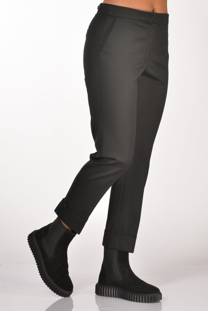 Pt Torino Pantalone Andrea Nero Donna - 1
