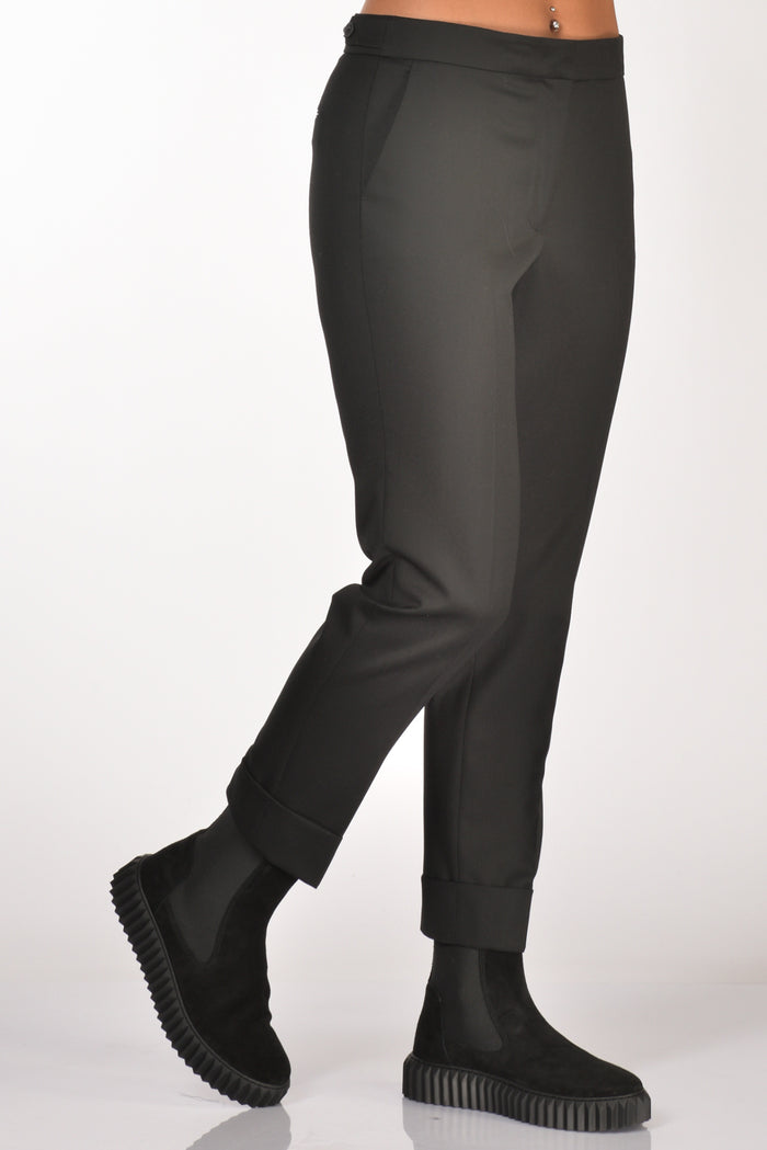 Pt Torino Pantalone Andrea Nero Donna - 4