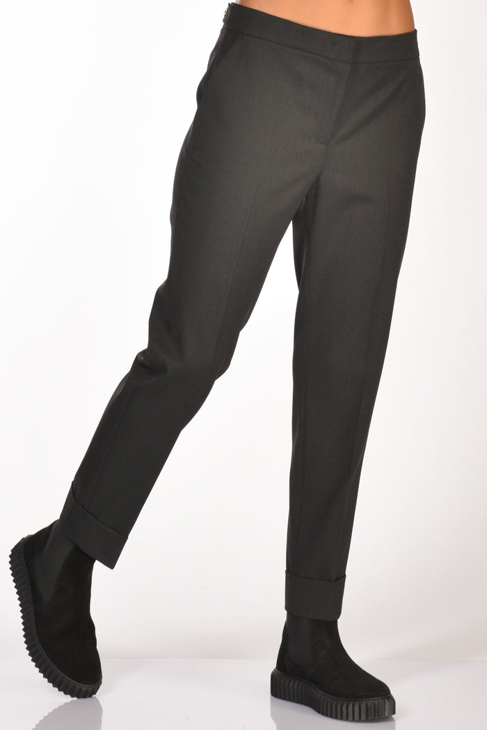 Pt Torino Pantalone Andrea Grigio Scuro Donna - 1