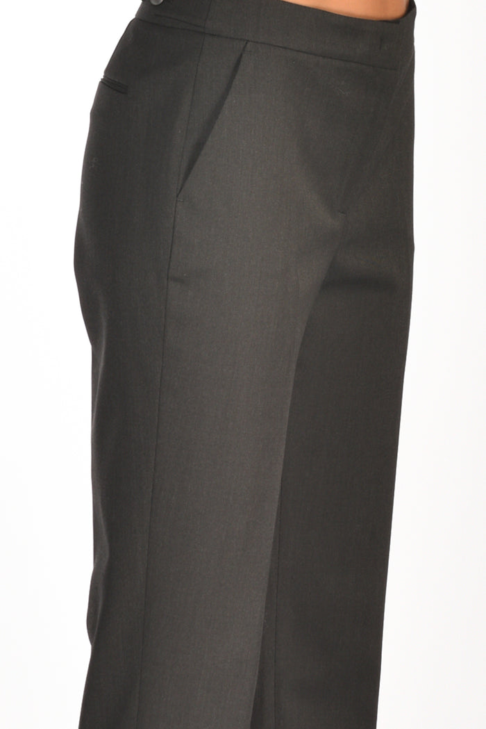 Pt Torino Pantalone Andrea Grigio Scuro Donna - 5
