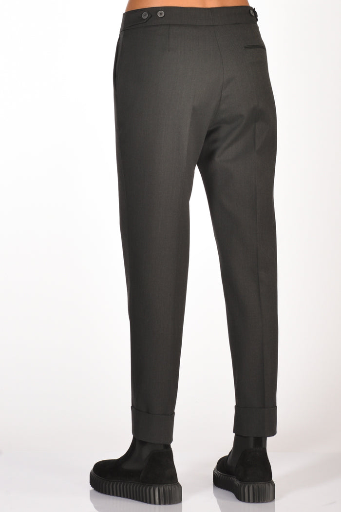 Pt Torino Pantalone Andrea Grigio Scuro Donna - 6