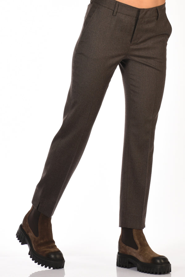 Pt Torino Pantalone New York Marrone Chiaro Donna