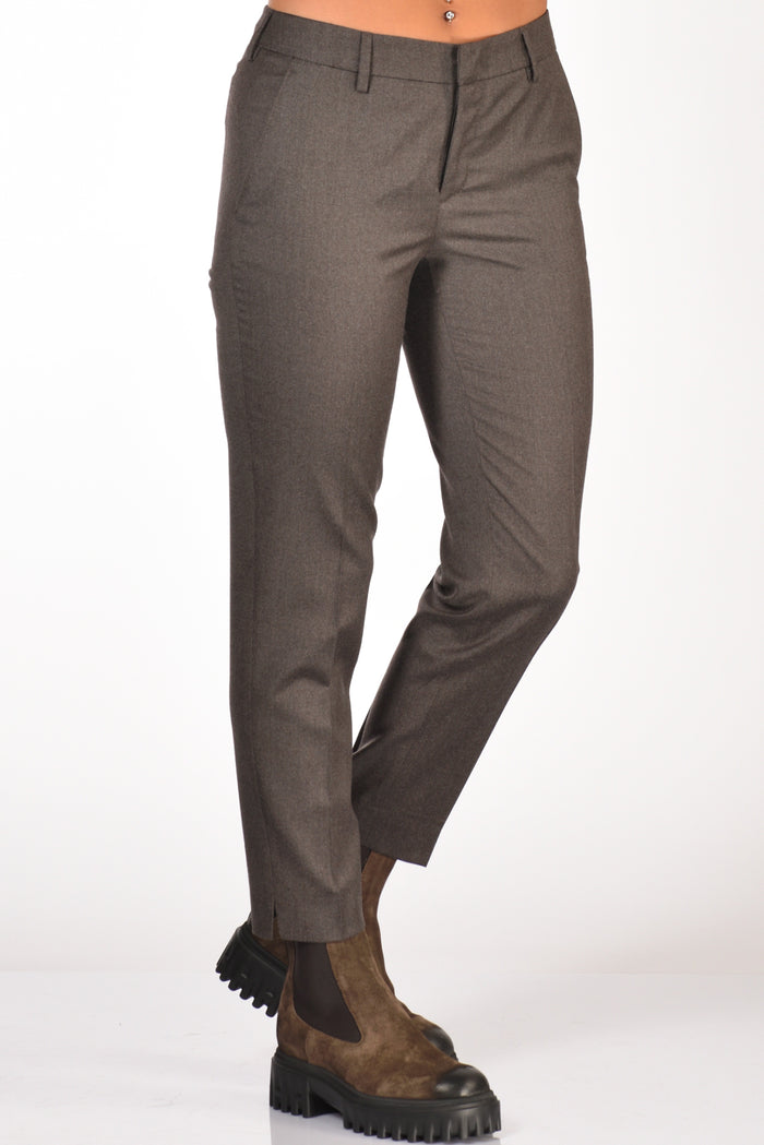 Pt Torino Pantalone New York Marrone Chiaro Donna - 4