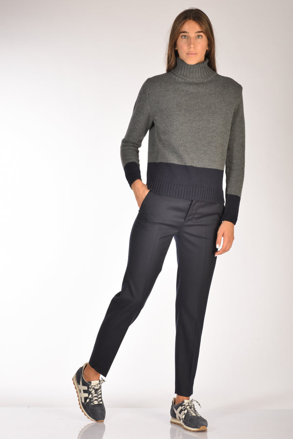 Pt Torino Pantalone New York Blu Donna-2
