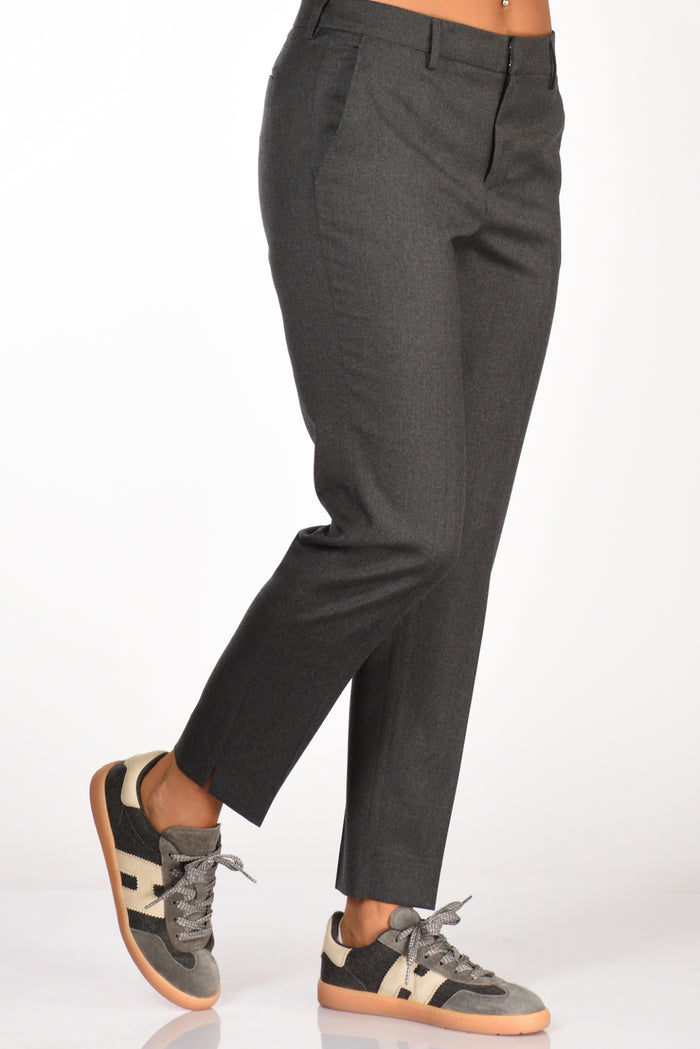 Pt Torino Pantalone New York Grigio Scuro Donna - 1