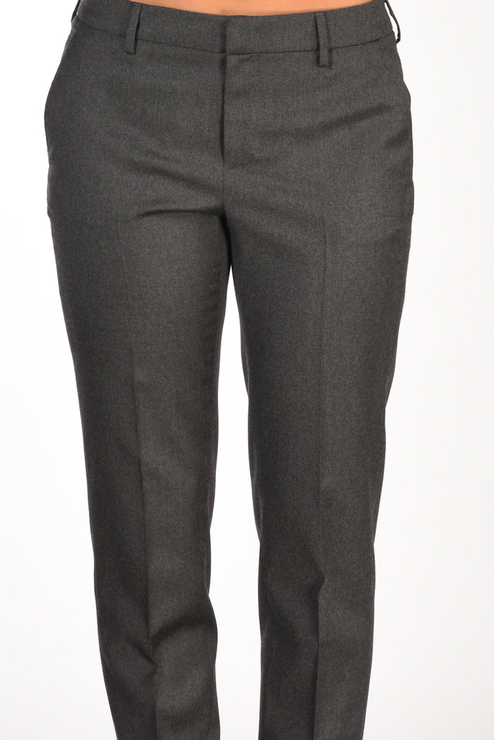 Pt Torino Pantalone New York Grigio Scuro Donna - 3