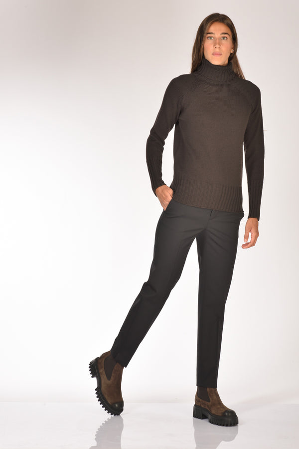 Pt Torino Pantalone New York Nero Donna-2