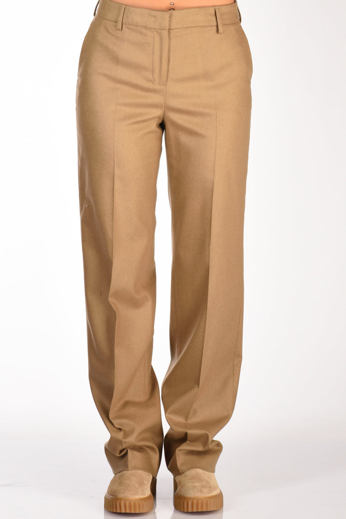 Pt Torino Pantalone Ambra Beige Scuro Donna - 3