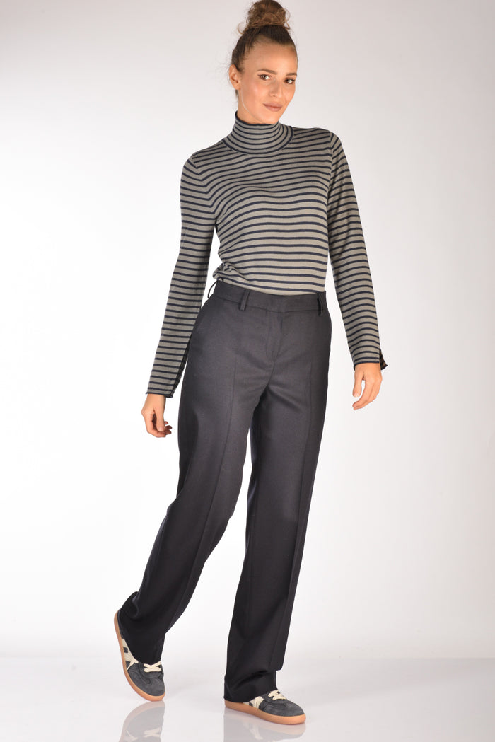 Pt Torino Pantalone Ambra Blu Donna - 2