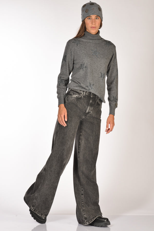 Pt Torino Jeans Cindy Nero Donna-2