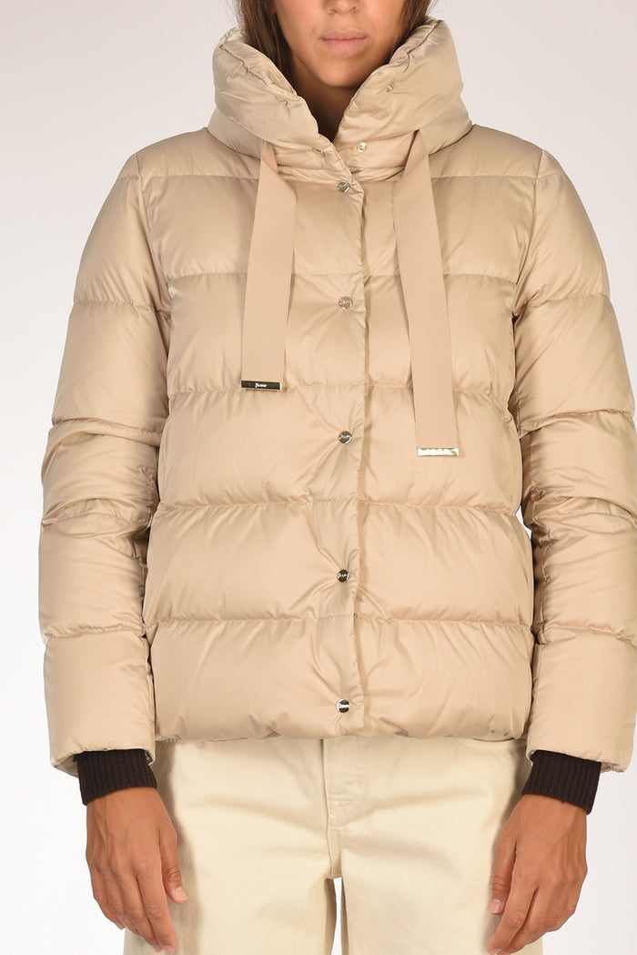 Herno Cappa In Raso Beige Donna - 3