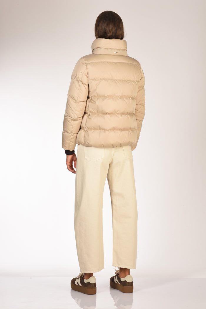 Herno Cappa In Raso Beige Donna - 5