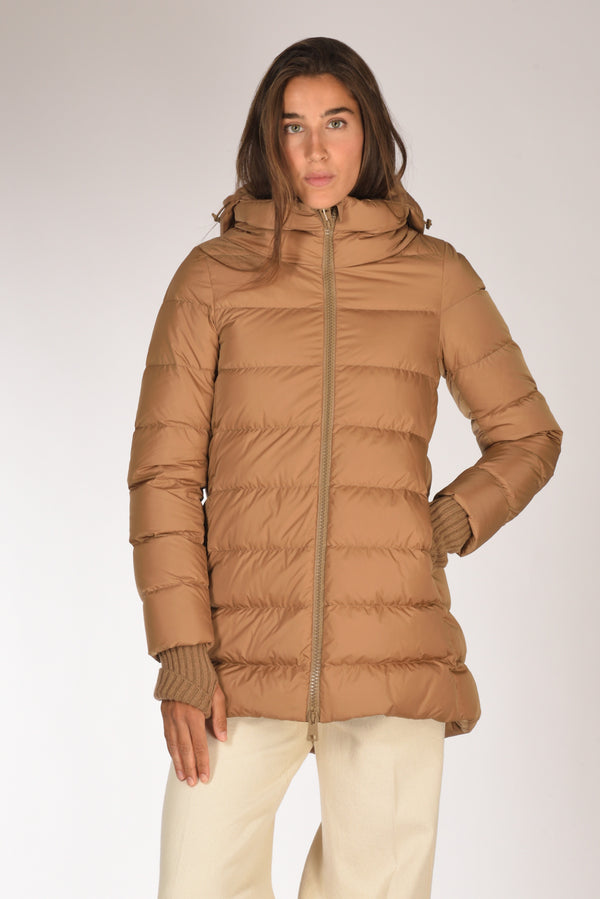 Herno Piumino Chamonix Beige Cammello Donna