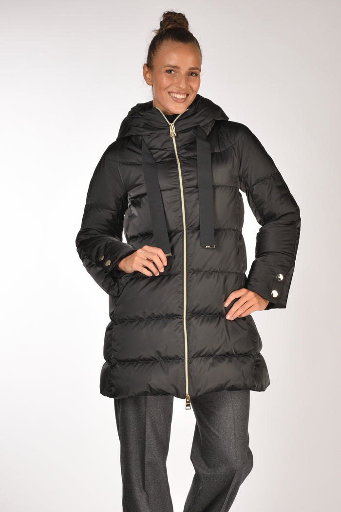 Herno Piumino In Raso Nero Donna - 1