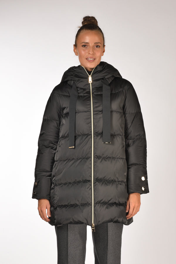 Herno Piumino In Raso Nero Donna-2