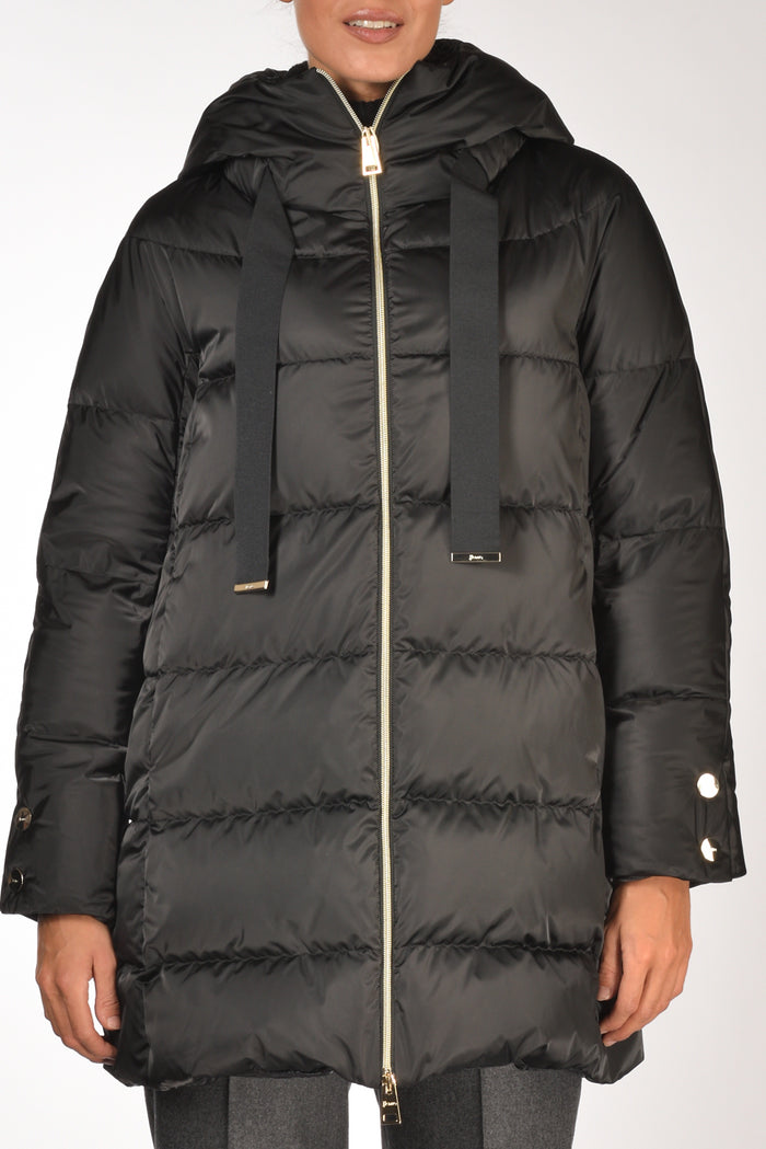 Herno Piumino In Raso Nero Donna - 3