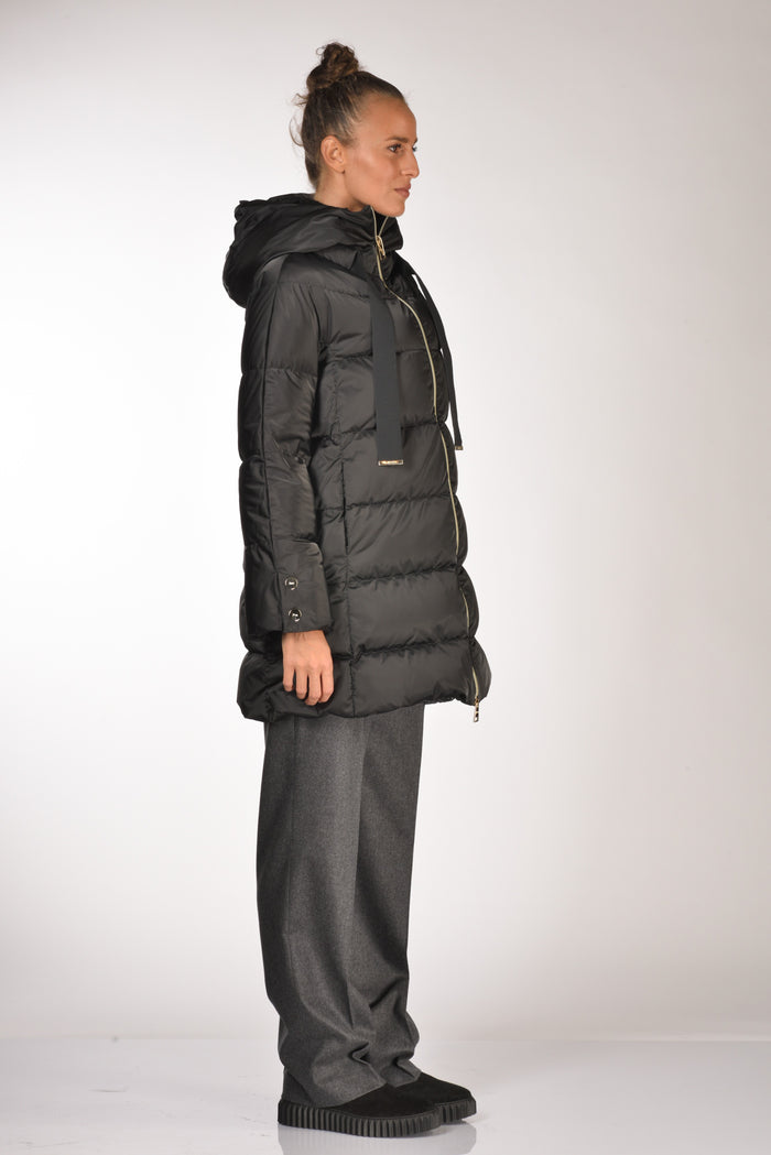 Herno Piumino In Raso Nero Donna - 4