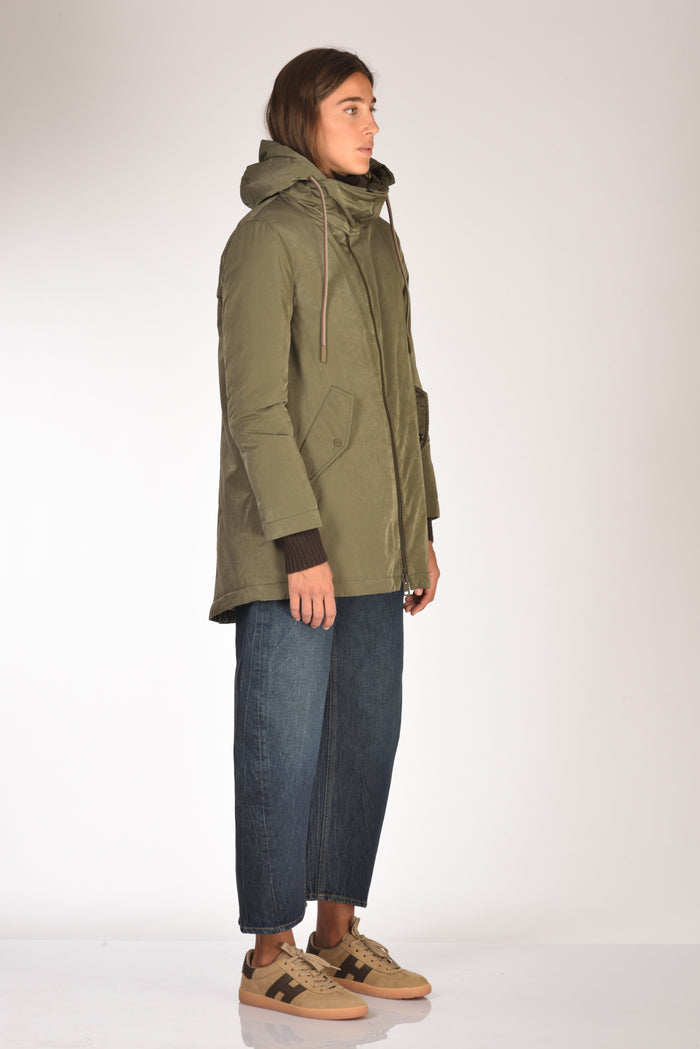 Herno Piumino Liscio Verde Donna - 4