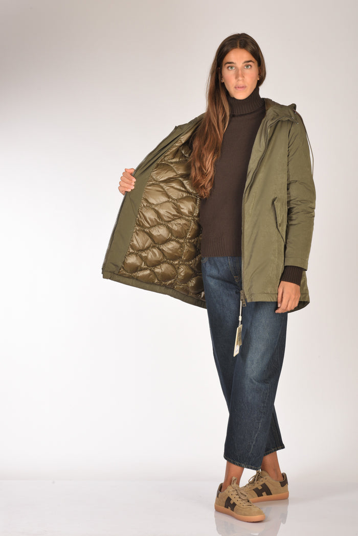 Herno Piumino Liscio Verde Donna - 6