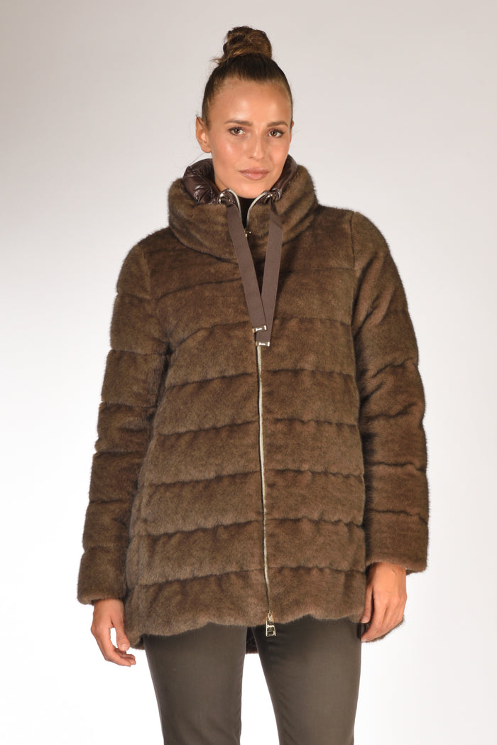 Herno Piumino A Shape Marrone Donna - 2