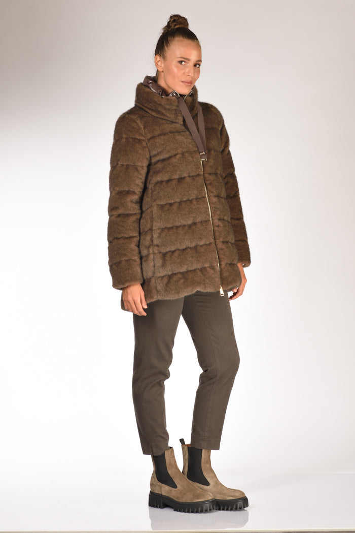 Herno Piumino A Shape Marrone Donna - 4