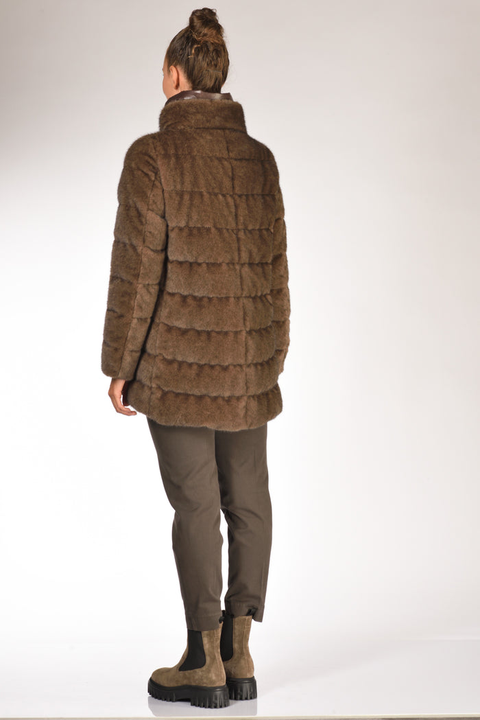 Herno Piumino A Shape Marrone Donna - 5