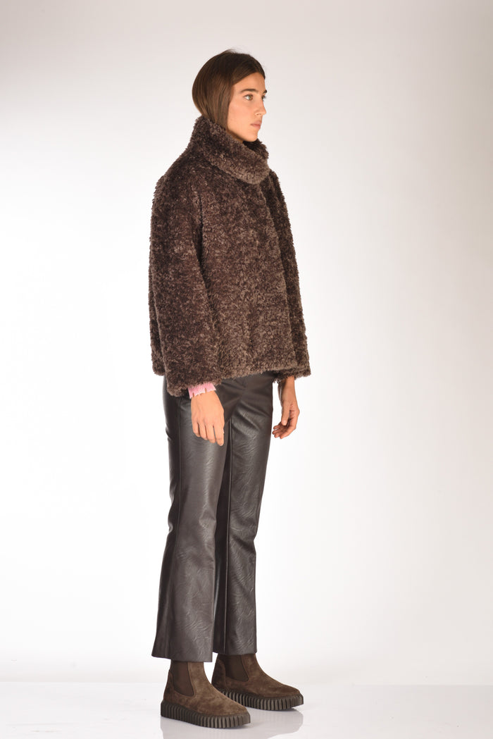 Herno Caban Soft Marrone Donna - 4