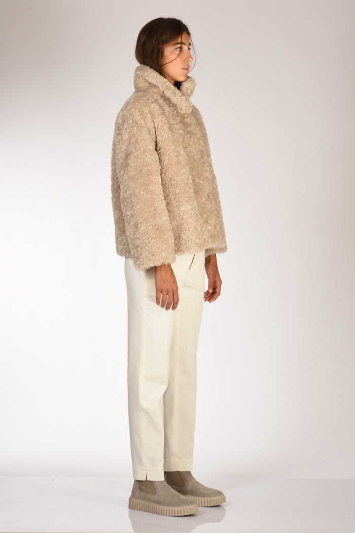 Herno Caban Soft Beige Donna - 4