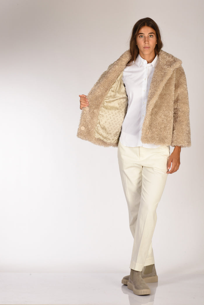Herno Caban Soft Beige Donna - 6