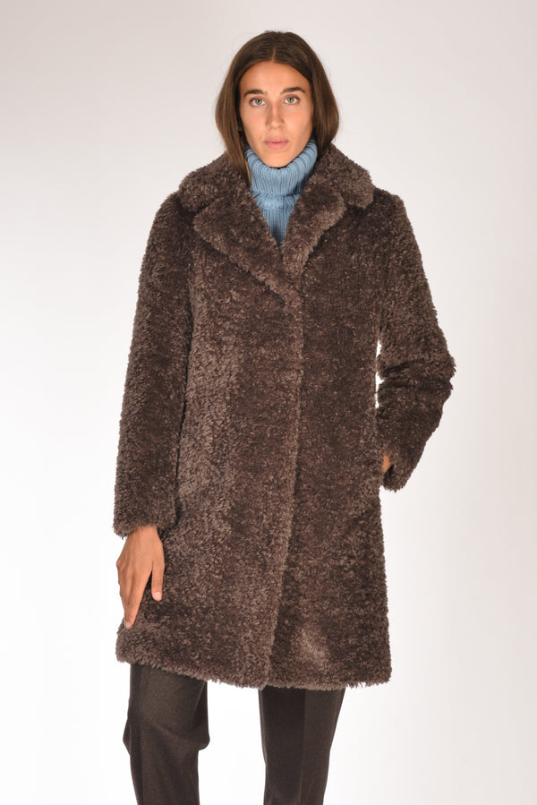 Herno Cappotto Soft Marrone Donna
