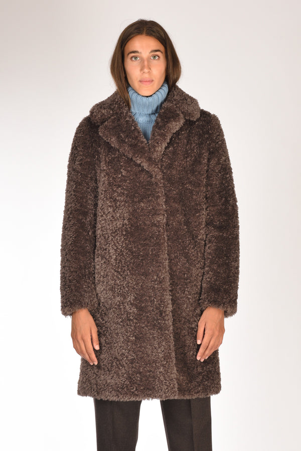 Herno Cappotto Soft Marrone Donna-2