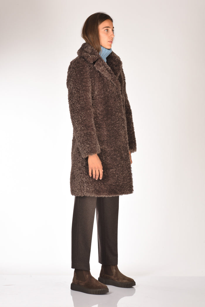 Herno Cappotto Soft Marrone Donna - 4