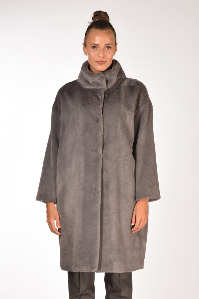 Herno Cappotto Soft Grigio Donna - 2