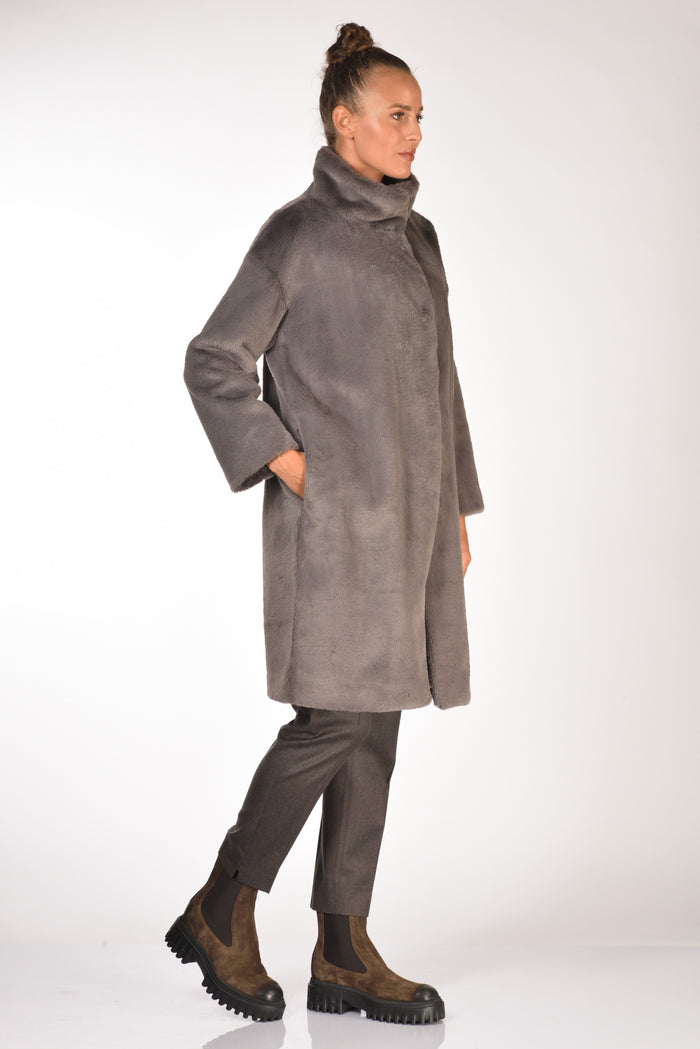 Herno Cappotto Soft Grigio Donna - 4