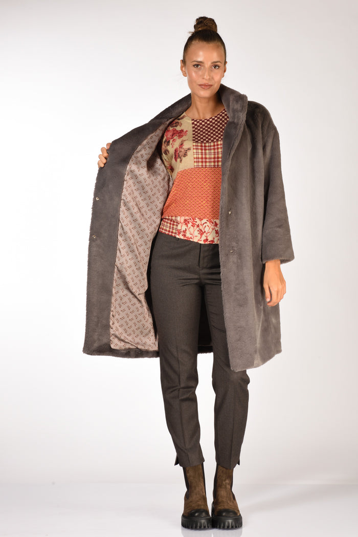 Herno Cappotto Soft Grigio Donna - 6