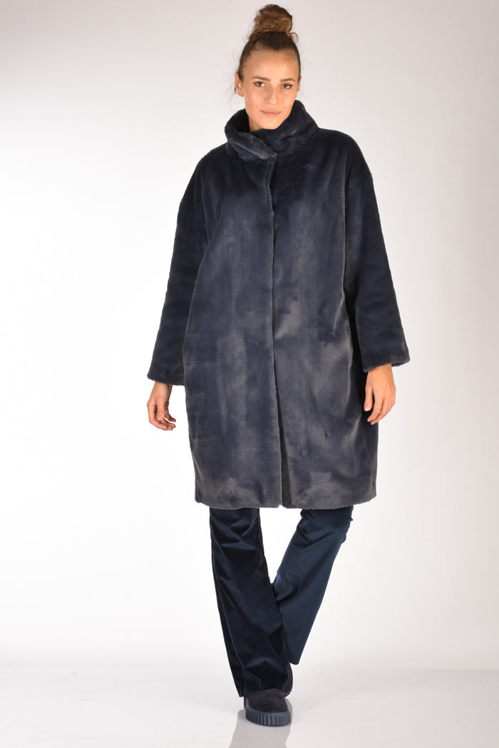 Herno Cappotto Soft Blu Donna - 1