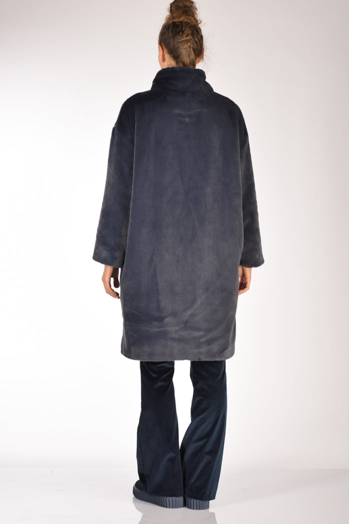 Herno Cappotto Soft Blu Donna - 5