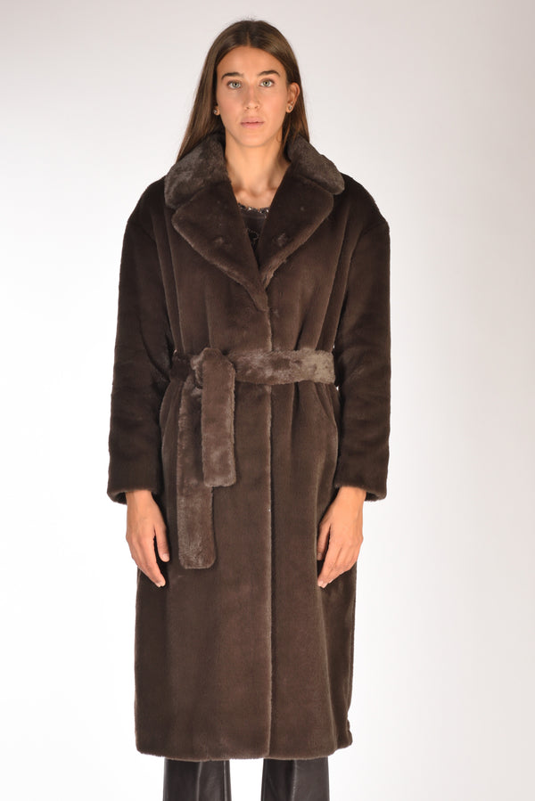 Herno Cappotto Soft Marrone Donna-2