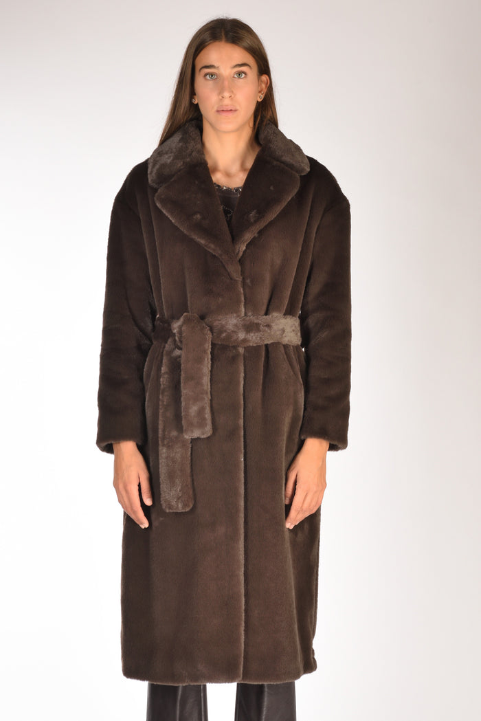 Herno Cappotto Soft Marrone Donna - 2