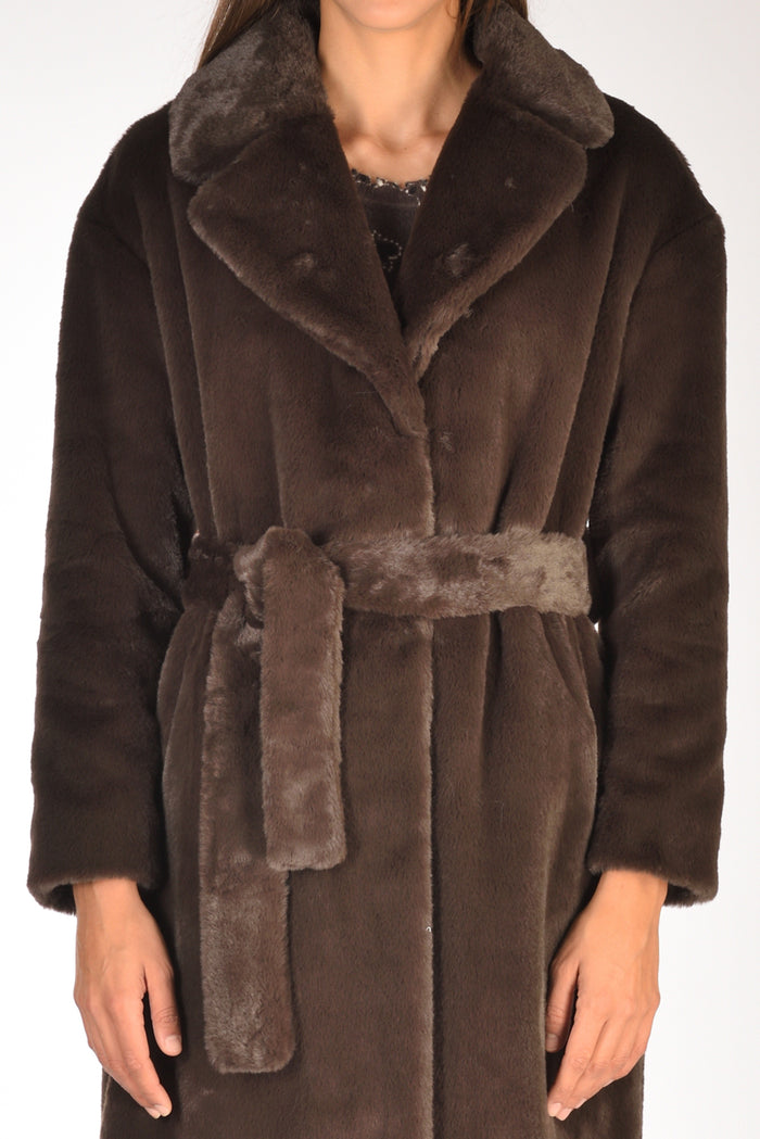 Herno Cappotto Soft Marrone Donna - 3