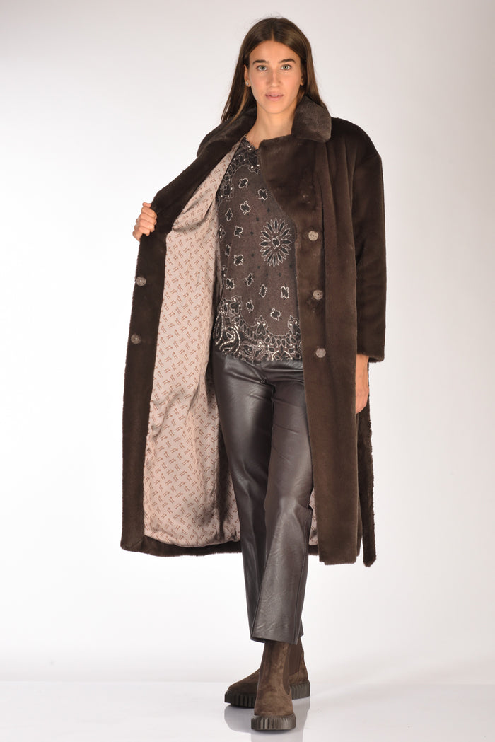 Herno Cappotto Soft Marrone Donna - 6