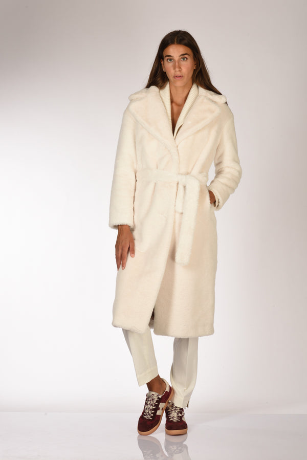 Herno Cappotto Soft Bianco Donna
