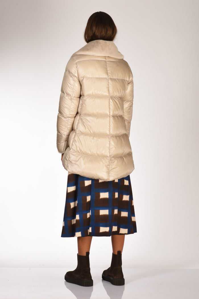 Herno Piumino A Shape Beige Donna - 5