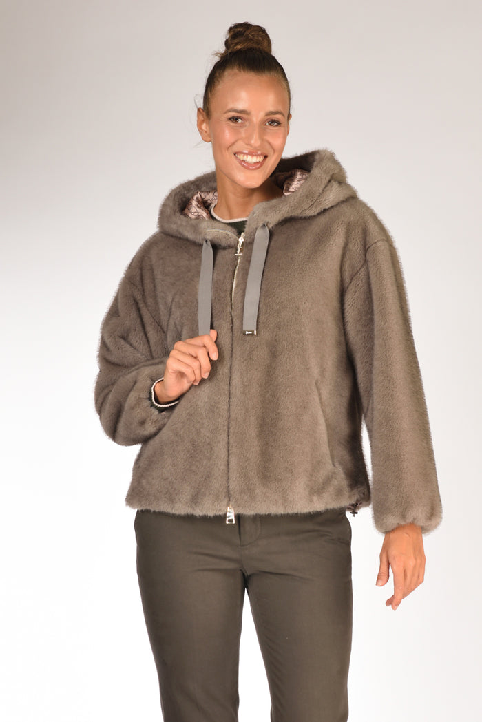 Herno Bomber Soft Grigio Donna - 1