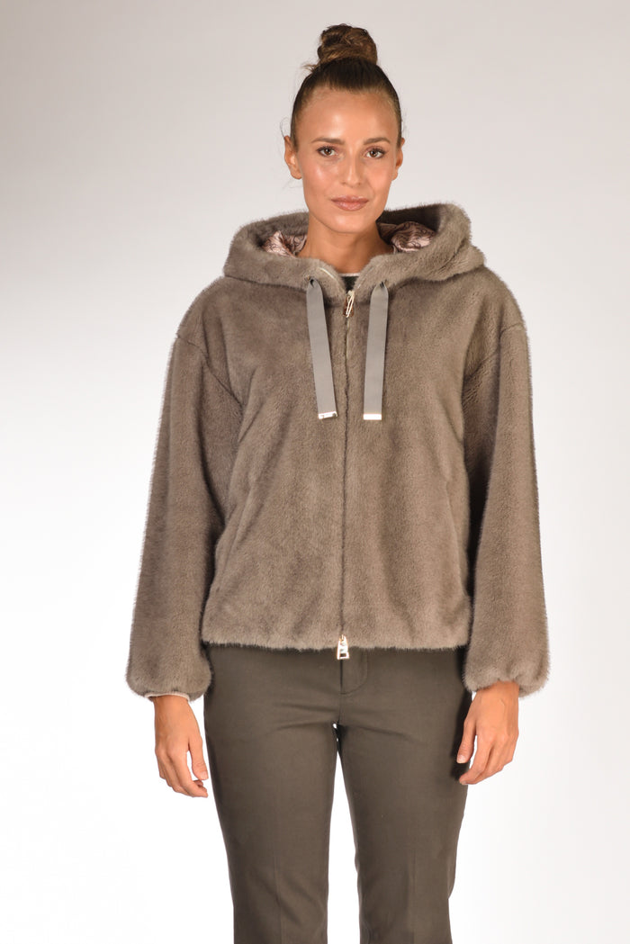 Herno Bomber Soft Grigio Donna - 2