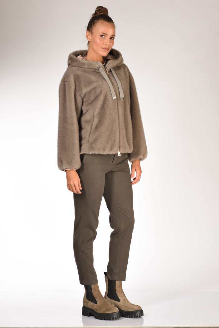 Herno Bomber Soft Grigio Donna - 4
