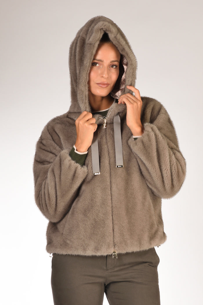 Herno Bomber Soft Grigio Donna - 6
