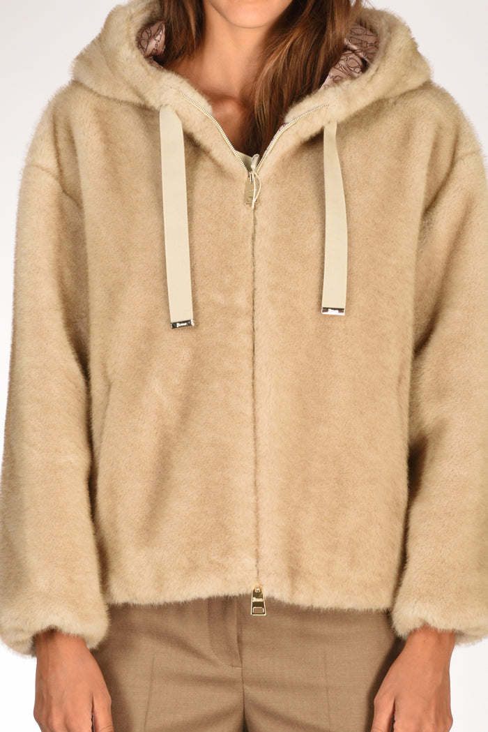 Herno Bomber Soft Beige Donna - 3
