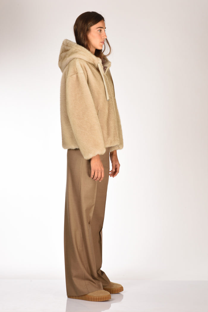 Herno Bomber Soft Beige Donna - 4