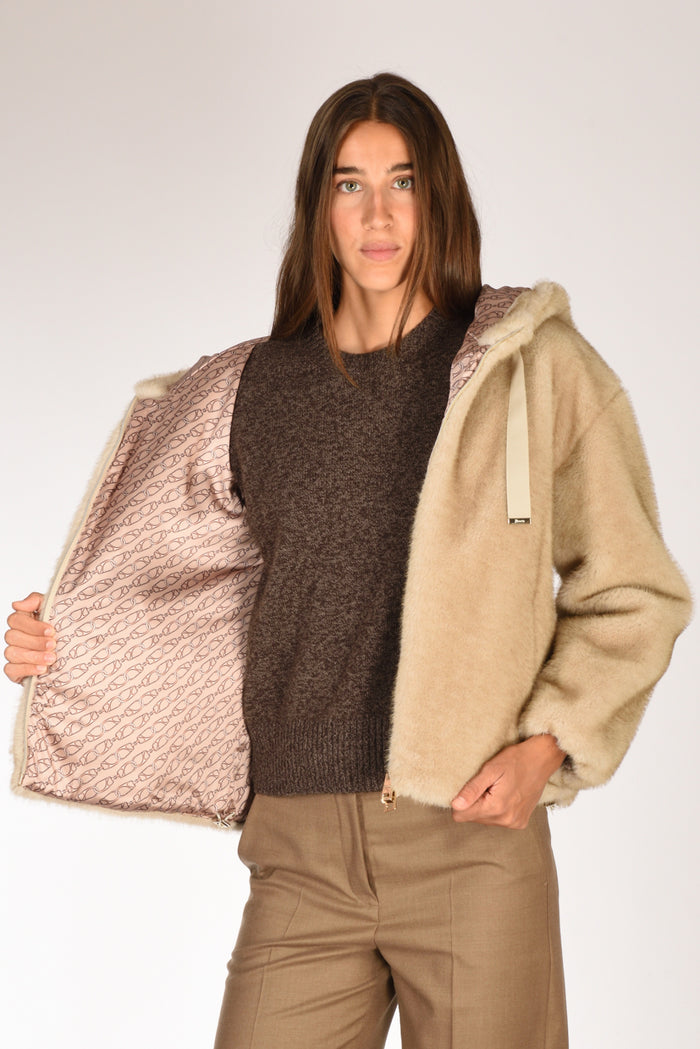 Herno Bomber Soft Beige Donna - 6